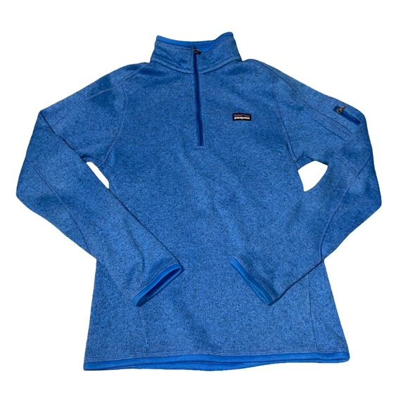 Patagonia Jackets & Blazers - Patagonia Better Sweater 1/4 Zip Fleece Pullover Women's Sz XS, Blue EUC